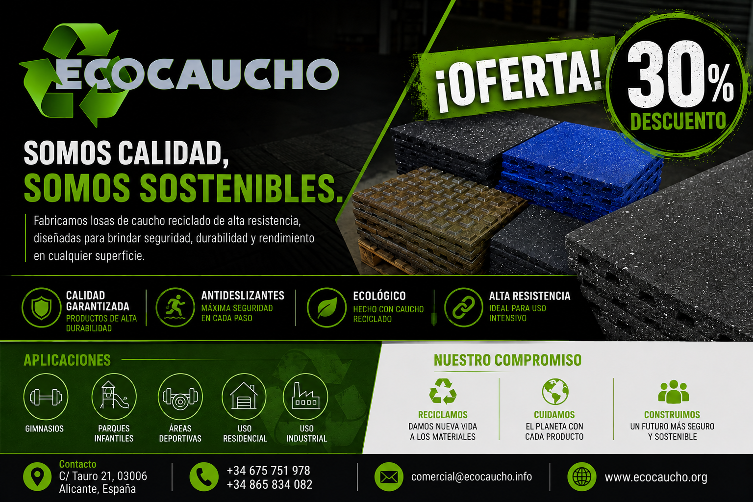 ♻️ ¡OFERTAS ESPECIALES ECOCAUCHO! 💚