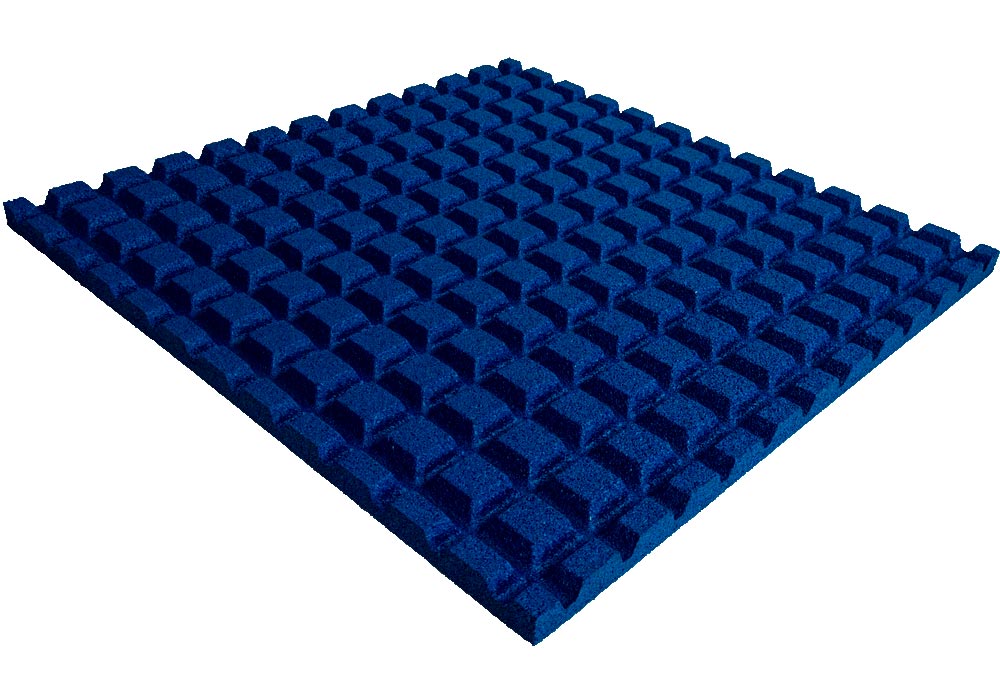 Losas de Caucho Kidplay 100 x 100 x 4 cm Color Azul