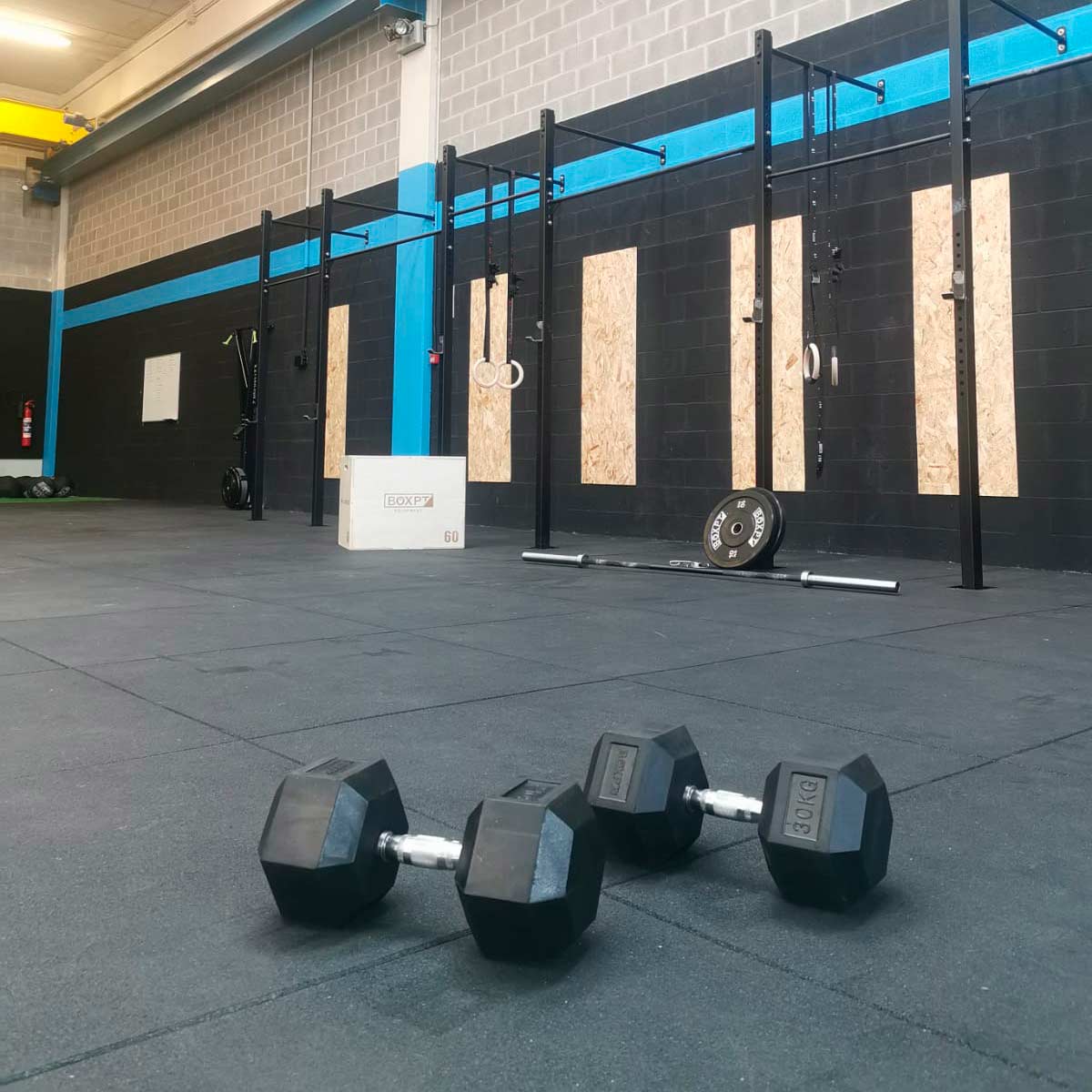 Danmar Box elige las losas Sport Premium de Ecocaucho