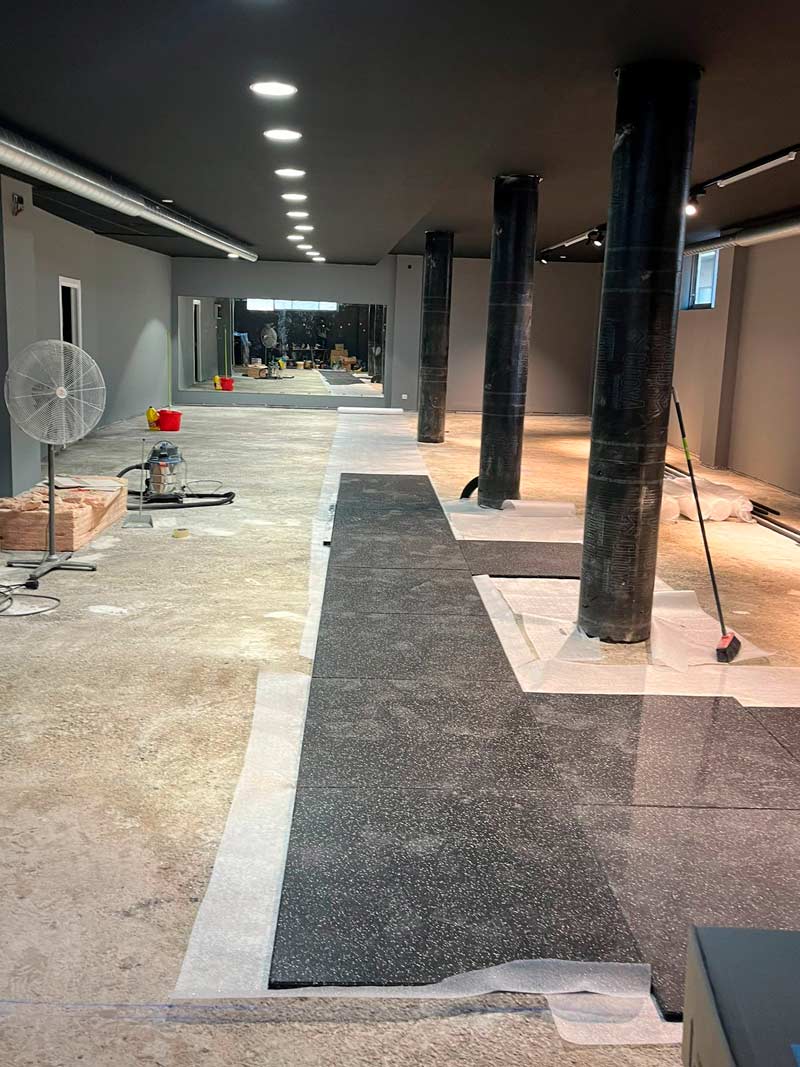 Murcia Strong apuesta por las losas de caucho