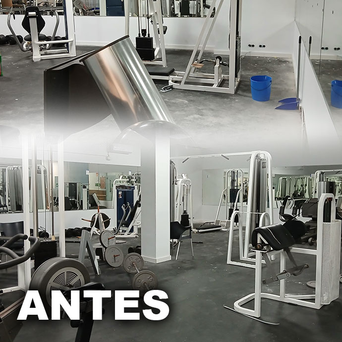 Instalación de suelo para gimnasio en el Hotel Ona Ogisaka Garden (Denia)