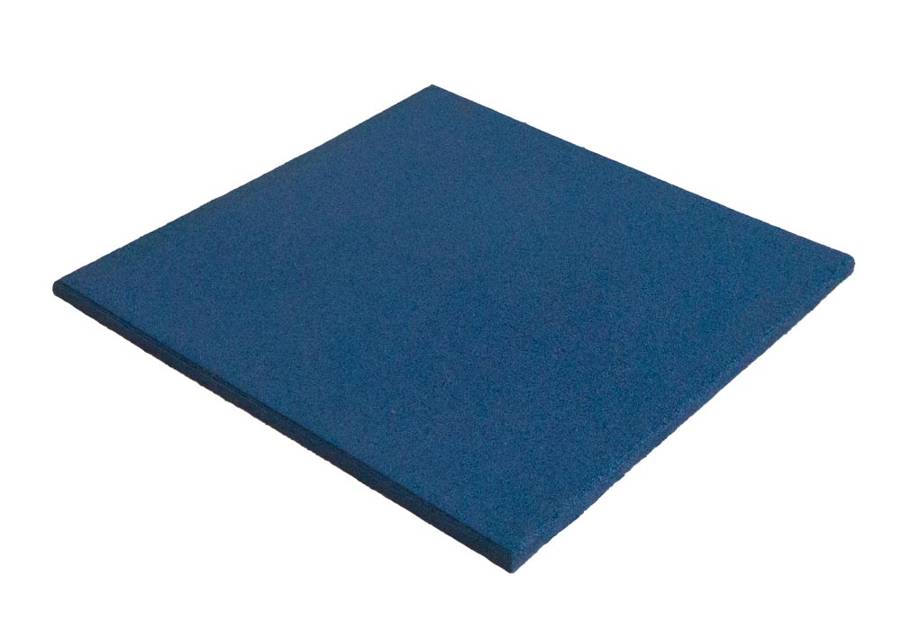 Losas de Caucho Sport Premium 50 x 50 x 1,5 cm Azul