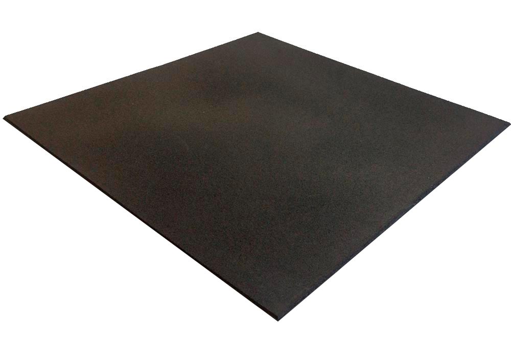Losas de Caucho SportPremium 100 x 100 x 1,5 cm Color Negro