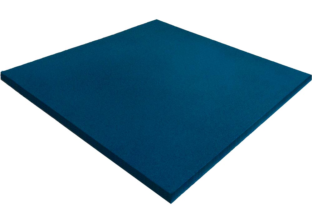 Losas de Caucho SportPremium 100 x 100 x 4 cm Color Azul