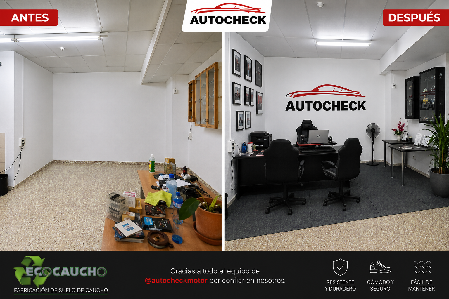 ¡Nuestro suelo también llega a las oficinas!
